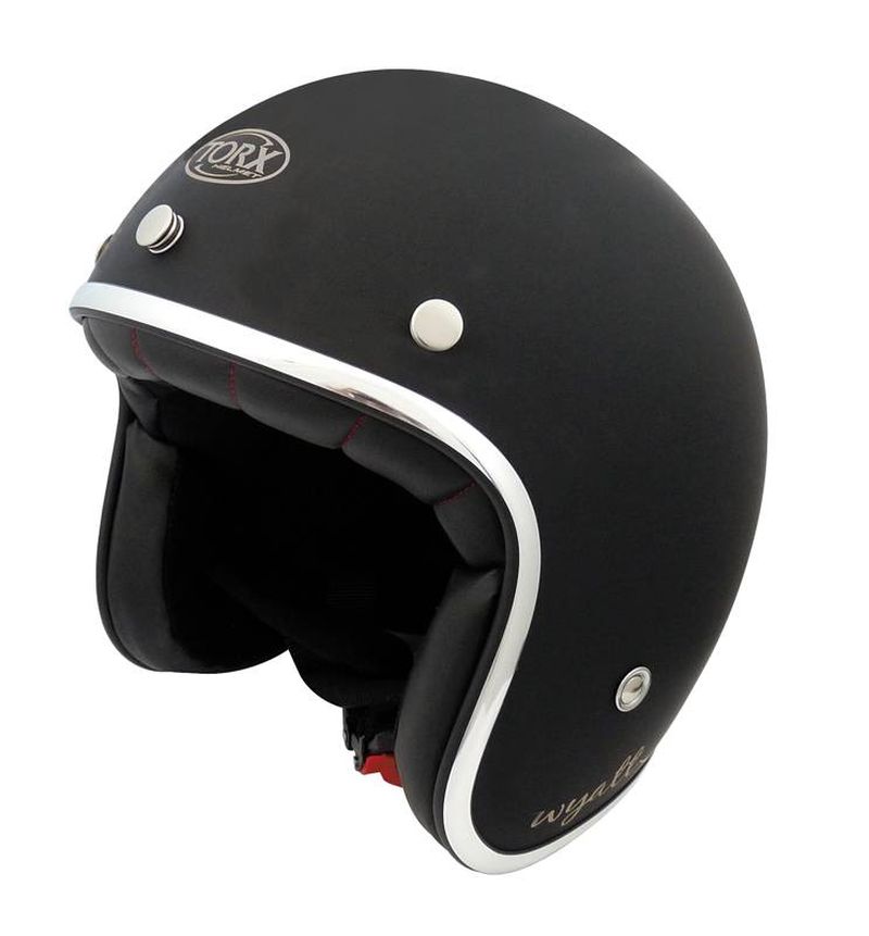 Casque Moto/Scooter Torx Wyatt Noir mat XL